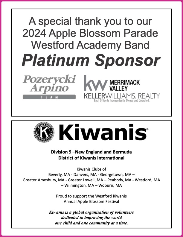 2024 APPLE BLOSSOM FESTIVAL PROGRAM « Westford Kiwanis