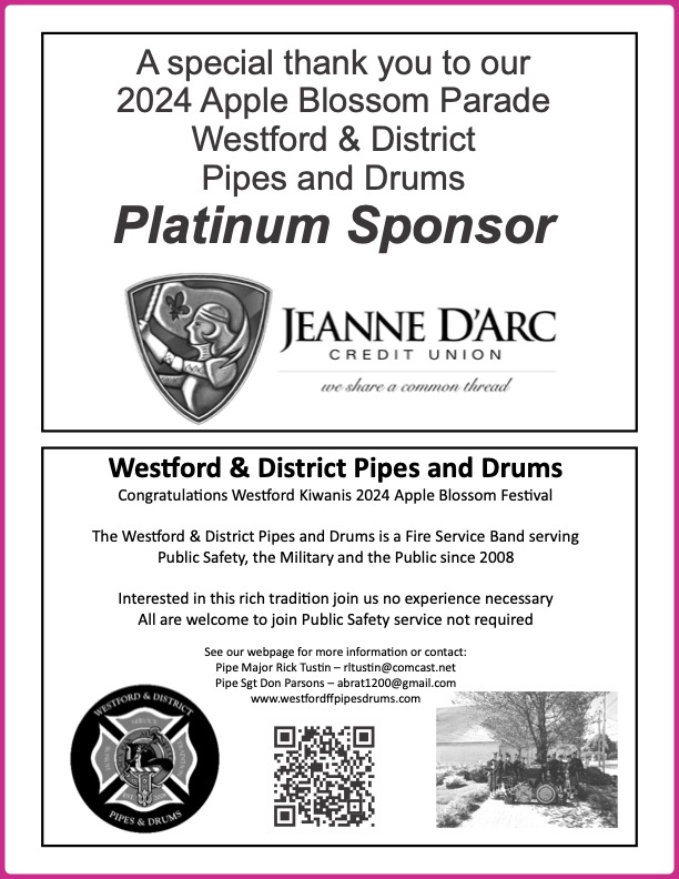 2024 APPLE BLOSSOM FESTIVAL PROGRAM « Westford Kiwanis